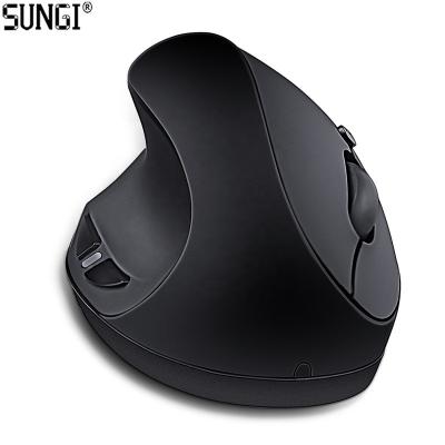 China SUNGI Mouse USB Receiver Wireless Mouse Left Hand Ergonomic Use Ergonomic Vertical Mouse Battery Powered 1000 AAA 1200 1600 DPI for sale