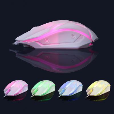 China 3D Factory Supply Cheap Price Wired Gaming Mouse LED Lights Mouse Game for sale