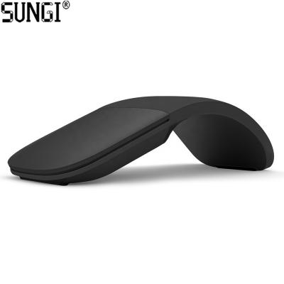 중국 Tooth Mouse Slim Wireless Foldable Blue Optical Mouse Finger Soft Folding Micro Arc Touch Portable BT Outdoor Mice For iPad Phone 판매용