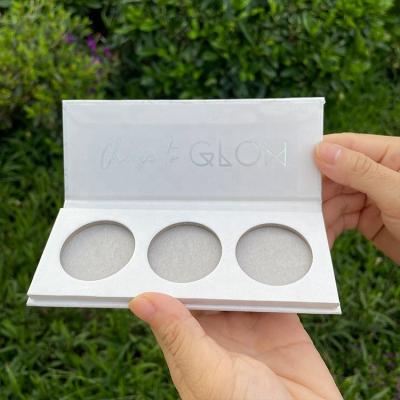 China China Good Waterproof 3 Color Eyeshadow 3 Color Eyeshadow Palettes Customize Your Own Makeup Palette for sale