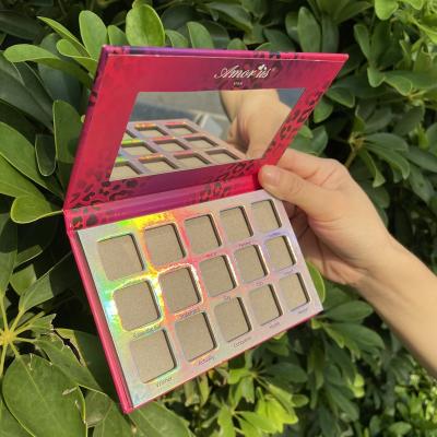 China Low Price Waterproof Empty Eyeshadow Paper Box Makeup Palette Eyeshadow Palette Brand New Paper Eyeshadow Palette Box With Mirror for sale