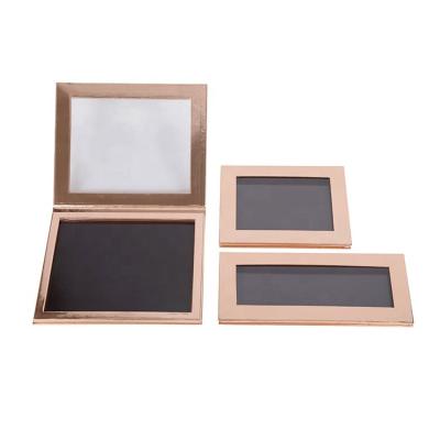 China Wholesale New Style Rose Gold Eyeshadow Empty Makeup Eyeshadow Palette Cardboard Waterproof Empty Eyeshadow Palette for sale