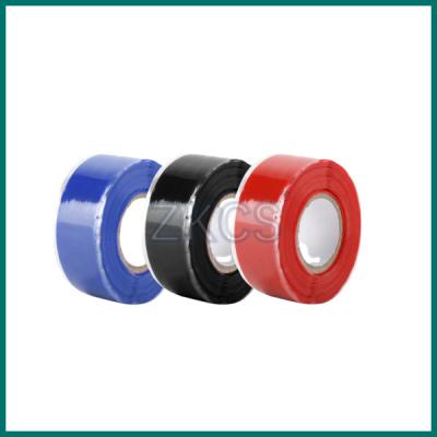 China Self Fusing UV waterproof Tape Flame Retardant Black Blue Red Color for sale