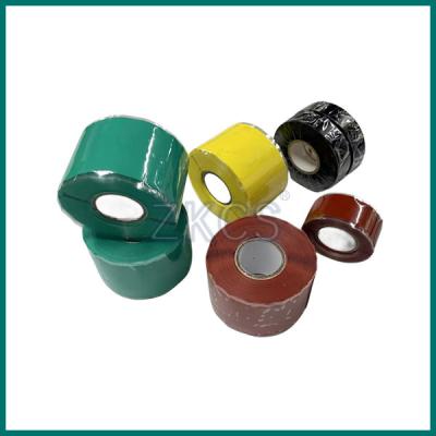 China Self-Fusing Silicone Rubber Tape For Protecting High-Voltage From Tracking,Grey/Green/Red for sale