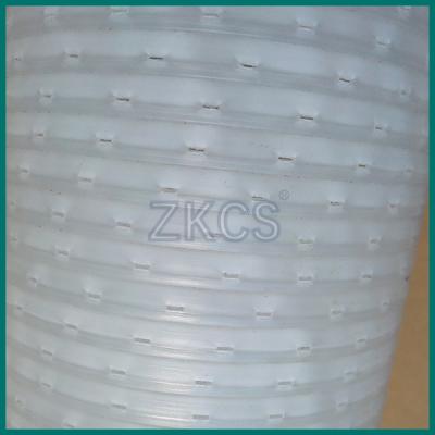 China Auto Buckle Corrugated Plastic Spiral Tube Pipe 75mm ROHS Certificated for sale