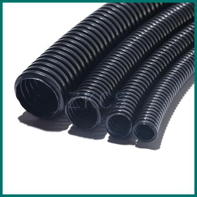 China ROHS Anti Twist Black Corrugated Flexible Hose Cable Conduit Corrugated Hose Pipe for sale