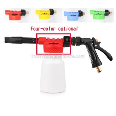 China pp & copper foam blaster foam washing gun car wash foam gun for sale