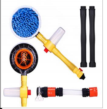 China Clean Brush Tools Car Wash Sweep Pole Extendable Wash Auto Rotating Brush for sale