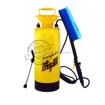 China PP/PE Zhejiang 8L Portable Pressure Car Washer Car Washing Machine for sale