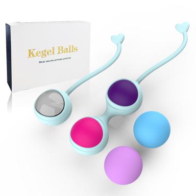 China Smart Change Balls Kegel Balls With Glass Ball Kegel Exercise Device Muscle Trainer Pelvic Doctor Advised After Pregnancy Female for sale