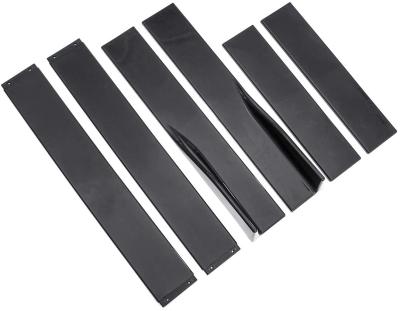 China Universal PP Black 2.0M Side Skirts Rocker Extension Panel Divider Lip Side Skirts for sale