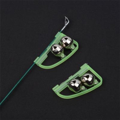 China Fishing Luminous Fishing Bell Rod Tip Luminous Fishing Alarm Twin Bells Driver 50mm Sea Fishing Alarm for sale