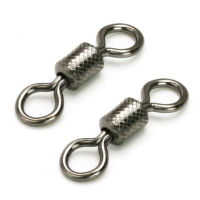 China Stainless Steel Fishing Swivels Connector Swivel Fishing Accessories Sea Fishing Knurling Connector for sale