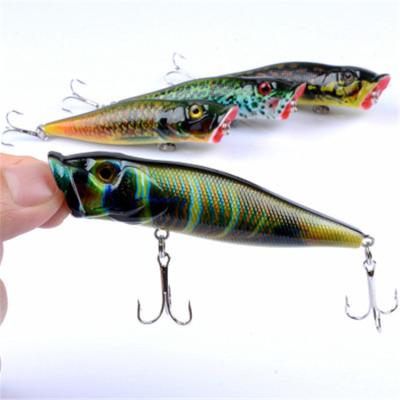 China Plastic Snap Fishing Lure Hard Lure Plastic Bait Crankbait Bionic Painted Bait Snap Fishing Lure for sale