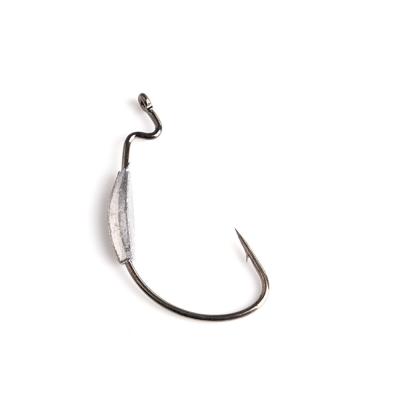 China High Carbon Barbed Slack Lead Hook 2#~4/0# Steel Feed Jig Head Crank Hook Bait Hook/5pcs/pack Feed Hook Kit for sale