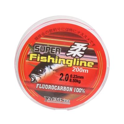 China monofilament fishing line 200m nylon fishing line high quality 100% nylon monofilament transparent fishing lines for sale