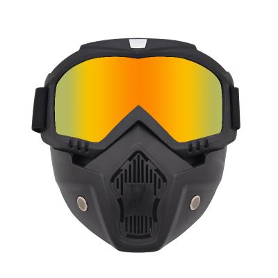 China High Quality Portable Goggles Men's Glass Motorcycle Goggle Windproof Ski Goggles Ski Mask Winter Ski Snowmobile for sale