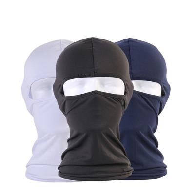 China Breathable Motorcycle Balaclava Solid Color Face Cover Shield Bicycle Face Balaclava Head Cover for sale