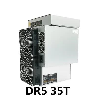 China 1610 Watt 12V DCR Miner ASIC 175x279x238mm Antminer DR5 35T for sale