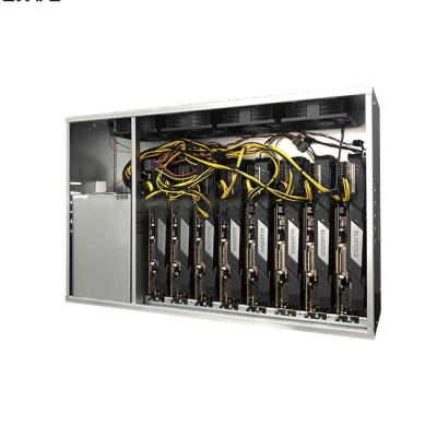 China 4GB DDR3 ETC ASIC Miner AMD A4 5300 FM2 8 GPU Mining Rig Frame for sale