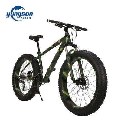 China Snow Road Made In China Camouflage Fat Bike 26 Fat Tire Bicycle For Men for sale