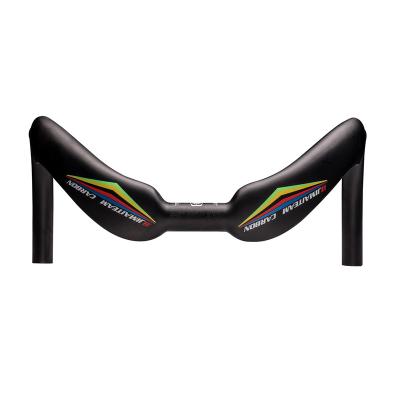 China Road Bikes New Style Drop Bar Full Carbon Fiber TT Handlebar for sale