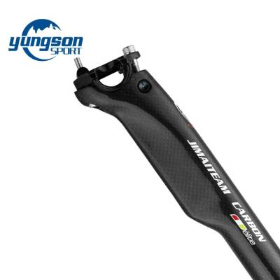 China 27.2mm x 350mm FULL CARBON 3K FIBER SEATPOST carbon fiber YUNGSON, mtb etc. road for sale