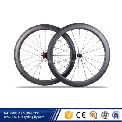 China Best Toray T700 carbon fiber 700C 88mm carbon fiber wheelsets full carbon wheels, road wheels factory outlet sale for sale