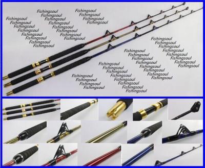 China Solid Epoxy Play Roller Power GMR001 Fishing Pole Trolling Rod Compound Guides for sale