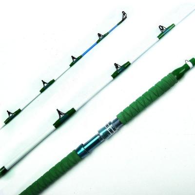 China CFR003 Epoxy Empty Spiral Fiberglass Glass Line Fishing Catfish Rod for sale