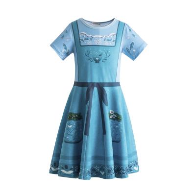 China Polyester/Cotton Madrigal Character Dress Custom Name Cosplay Mirabel Luisa Isabela Dolores Pepa Julieta Teen Custom Girl for sale