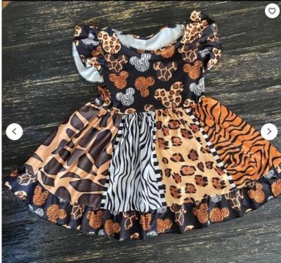 China Polyester/Cotton Mouse Animal Print Boys Sibling Matching Shirt Perfect For Animal Kingdom for sale