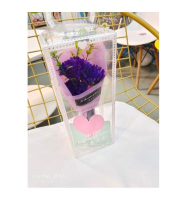 China Simple Washable Flower Decoration Gift Box Bouquet Decoration Valentine's Day Gift for sale