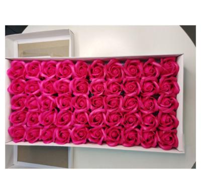 China Manufacturer Valentine's Day Gift Washable Bouquet Wrapping Soap Rose Flower Head for sale