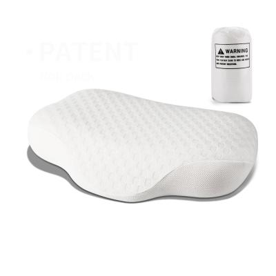 China Anti-Apnea Firmness Waist Pillow Adjustable Cutout Memory Foam Orthopedic Cervical Pillow for sale