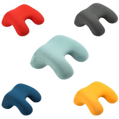 China Anti-Apnea Office Nap Pillow Orthopedic Custom Foldable Cervical Pain Car Airy Memory Foam Visco Neck Pillow for sale