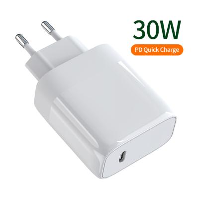 China Smartphone 2020 GOOD SHE 30W Type C Wall Charger Current PD 3.0 Supply for sale