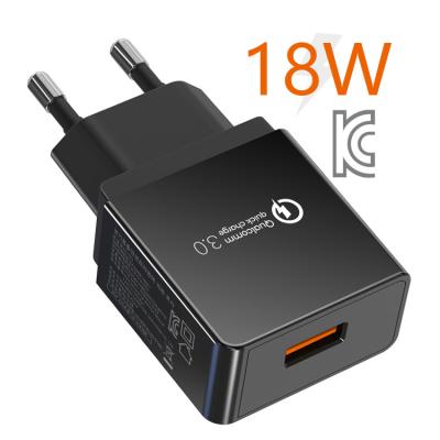 China Mobile Phone Tablet MP3 GPS QC3.0 Wall Charger ETL kc KCC CE Approved qualcomm USB Travel Charger for sale