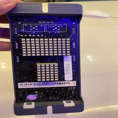 China Blue Light Hotel Commercial Elevator Land Operation Panel LOP Dot Matrix Display Passenger Elevator Parts for sale