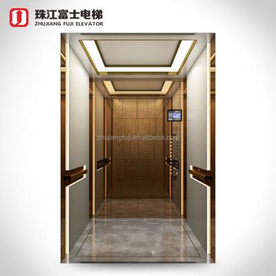 China China Foshan Fuji Factory Modern Trade Assurance Low Noise Cheap Price Machine Roomless Passenger Elevator for sale