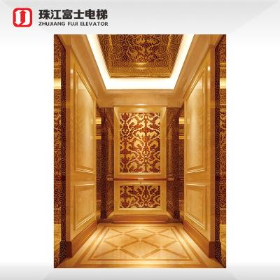 China ZhuJiangFuJi Contemporary 4 6 Passenger Elevator 8 Person Elevator Painted Steel Passenger Elevator for sale