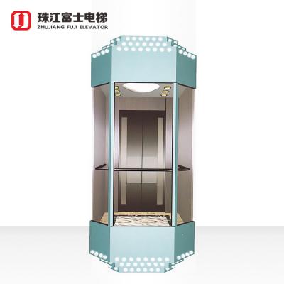 China Modern Top Quality Fuji Brand Circular Round Guided Circular Lift 6 People Lift for sale