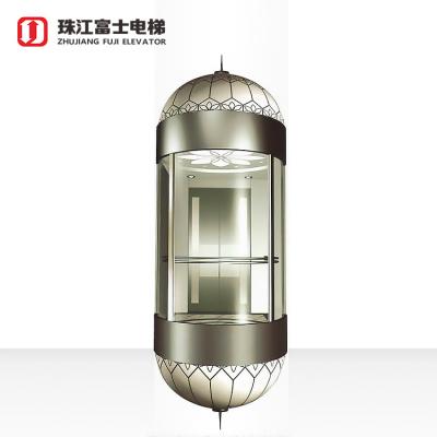 China Fuji Traditional Top Quality Brand Hydraulic Drive Circular Round Special Glass Lift for sale