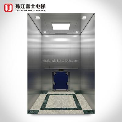 China Contemporary ZhuJiangFuJi Customized Light Weight Curtain Sensor Hospital Passenger Elevator Cost Height Passenger Elevator for sale