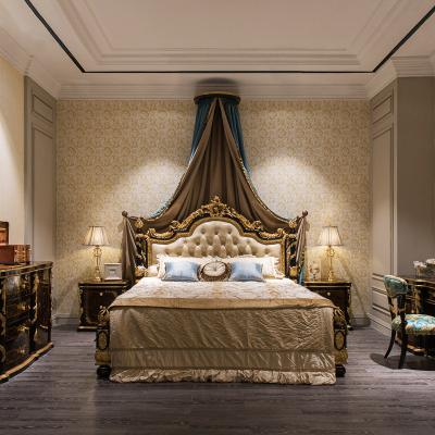 China French Design Adjustable High Quality Classic Bedroom Furniture Luxury King Size Bed Sets (Others) for sale