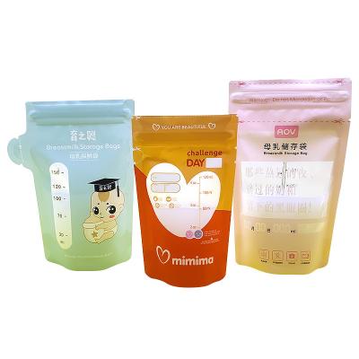 China Customized Special Shaped Self-sufficient Universal Thermochromic Disposable Bag Moisture-Proof Breastmilk Storage Bag for sale