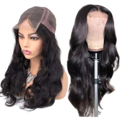 China Factory Wholesale Wigs Body Wave 130% 150% 180% Density Lace Front Human Hair Wigs Headband Brazilian Virgin Full Lace Wigs for sale