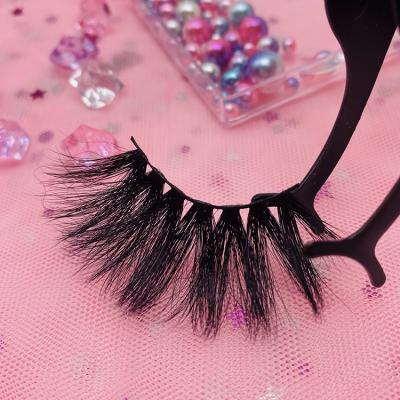 China 25mm 25 mink eyelash fluffy 3d mink eyelashes 25 mm 3d mink eyelash fluffy mink eyelashes seller for sale