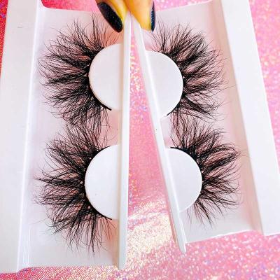 China 25mm Mink Eyelash Applicator 25mm 3d Mink Eyelashes Eyelash Vendor Customized Mink Eyelash Boxes lashses with custom packaging for sale