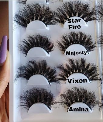 China Wholesale Good Quality 3d Mink Eyelashes High Quality Fluffy 25mm Mink Eyelash Vendor Customized Boxes lashes case with mirror for sale